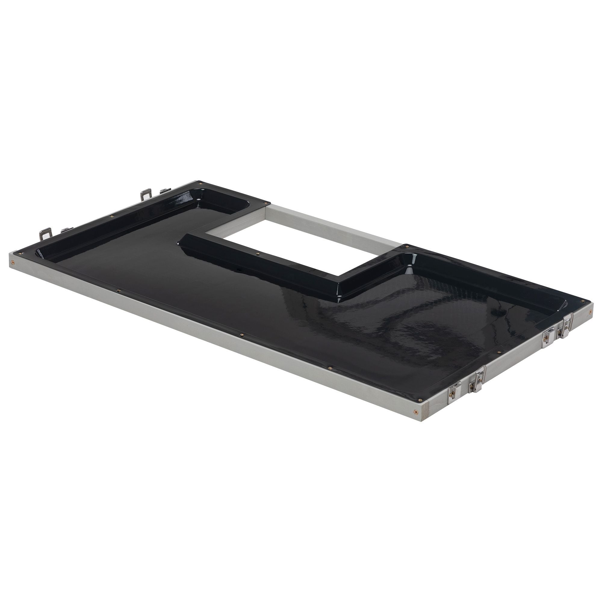 Weatherproof Rabbit House, Indoor/Outdoor Wooden Rabbit Hutch, 2 Story Bunny Cage, Pet House, Wooden Chicken Coop with Wheels, Pull Out Tray for Rabbits and Guinea Pigs, Grey