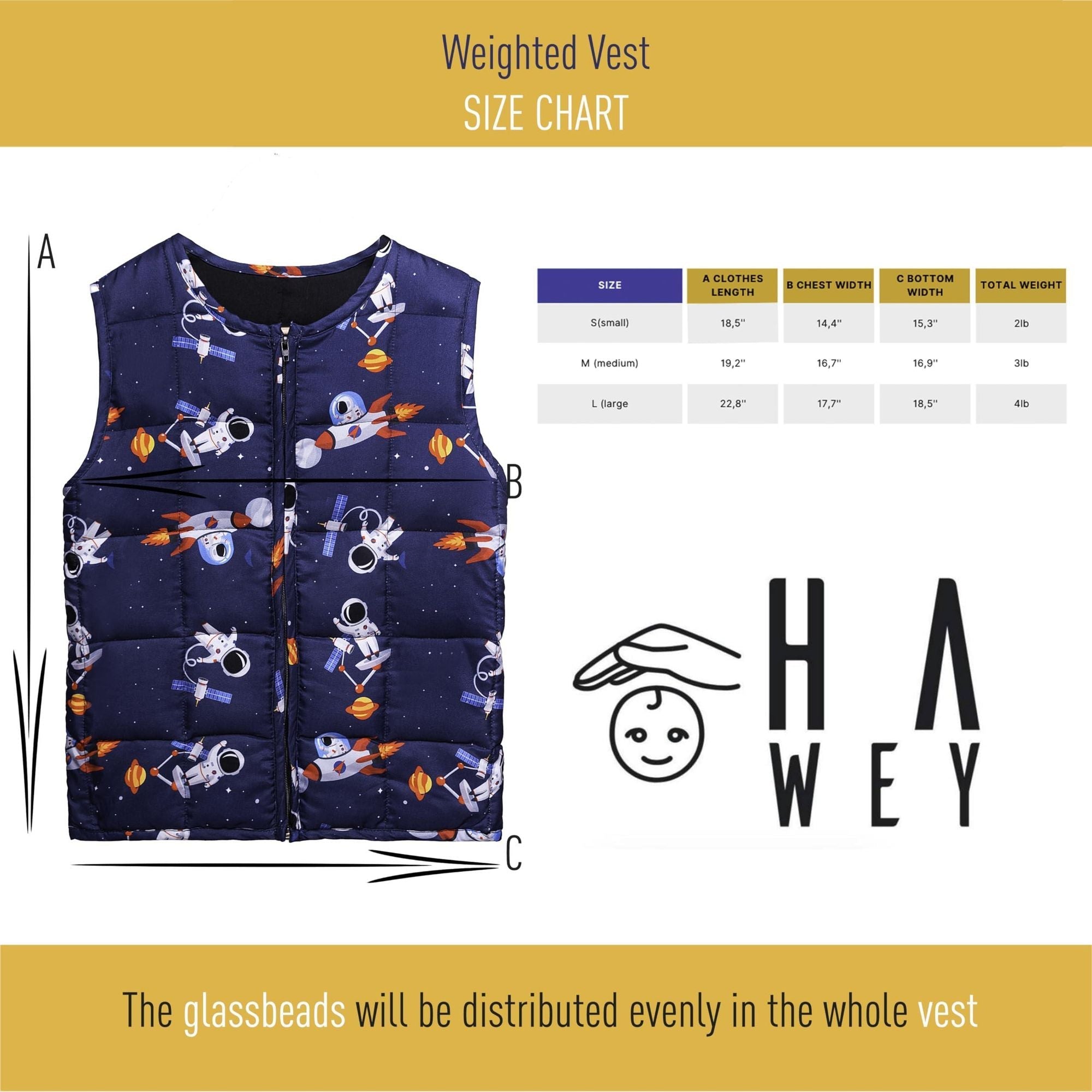 Weighted Vest for Kids Sensory M Size Ages 5 to 9 Adjustable Kids Weighted Vest with 2lb weight Breathable and Washable Compression Vest