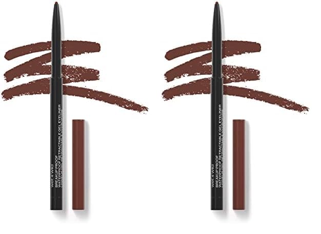 wet n wild Mega Last Breakup Proof Retractable Eyeliner - Waterproof 16-Hour Long-Lasting Wear, Cruelty-Free & Vegan - Blackest Black