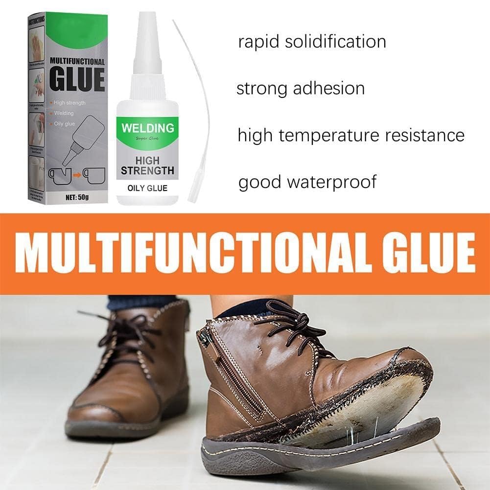 Whimsyard Glue, Oily Glue Mighty UniversalGlue, Beyond Draw Glues,Welding High- Strength OilyGlue - Super Glues,High Strength OilyGlue for Everything, Shoes, Metal, Plastic, Wood, Leather, Glass (2)