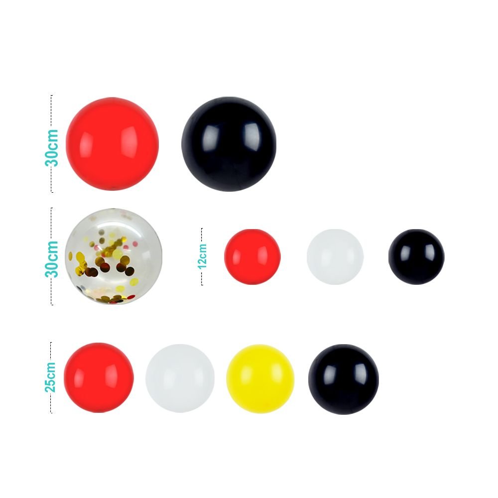 White Silver and Gold Balloon 25cm*30cm*5m 534pcs