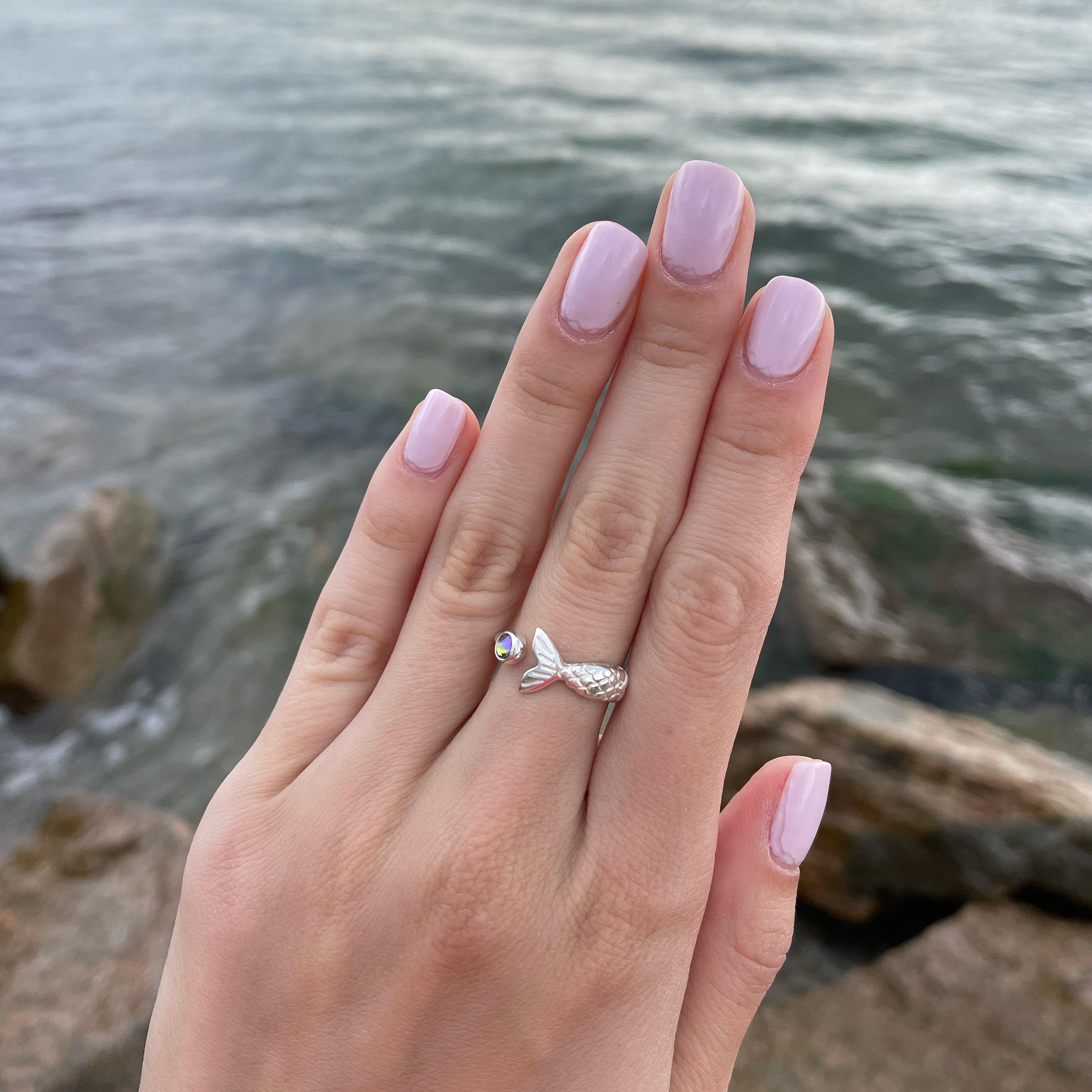 Mermaid Adjustable Ring