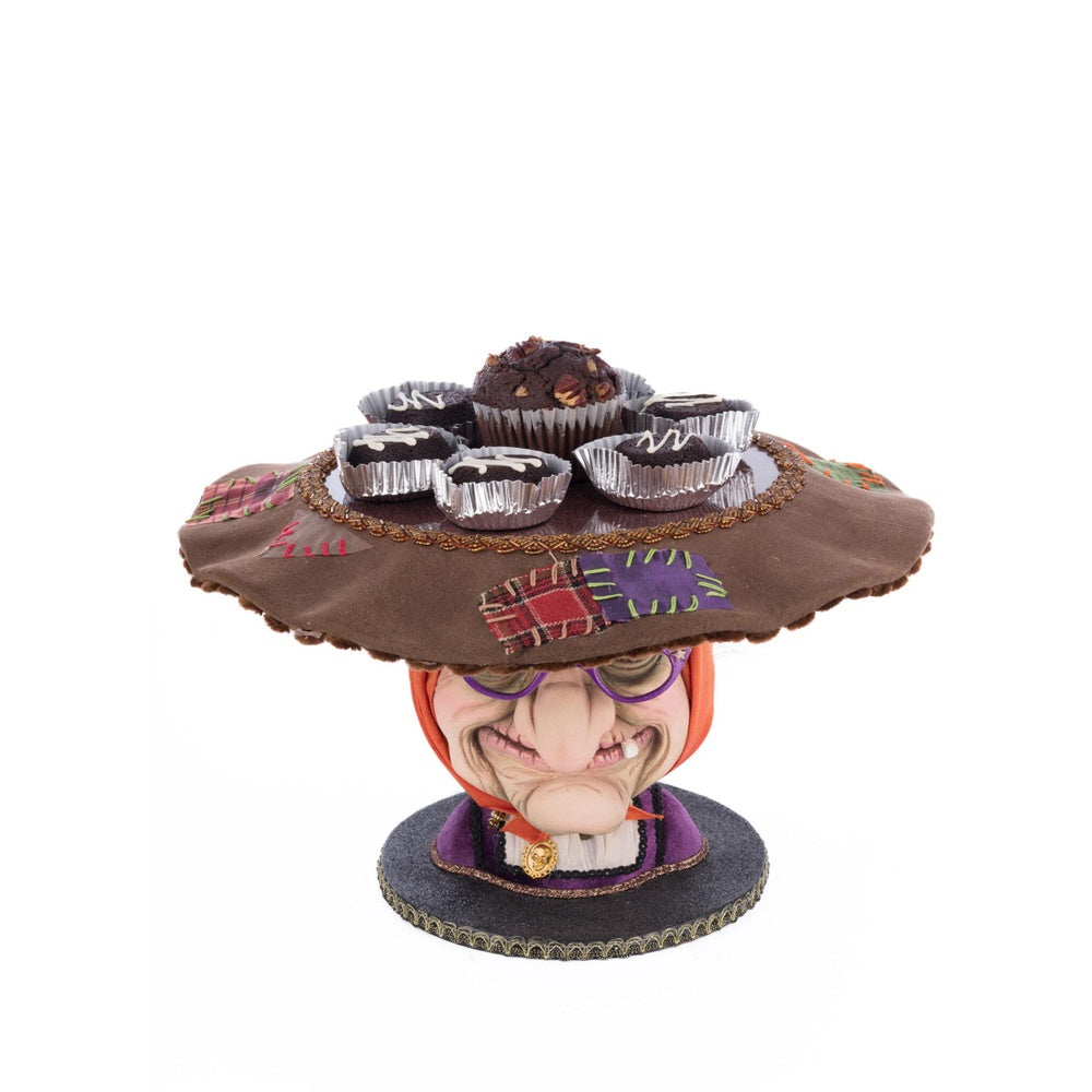 Witch Head Cake Plate by Katherine's Collection