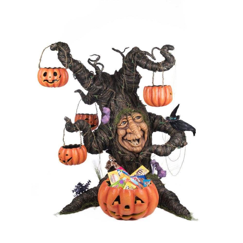 Witching Willow Tree with Jack O Lanterns by Katherine's Collection