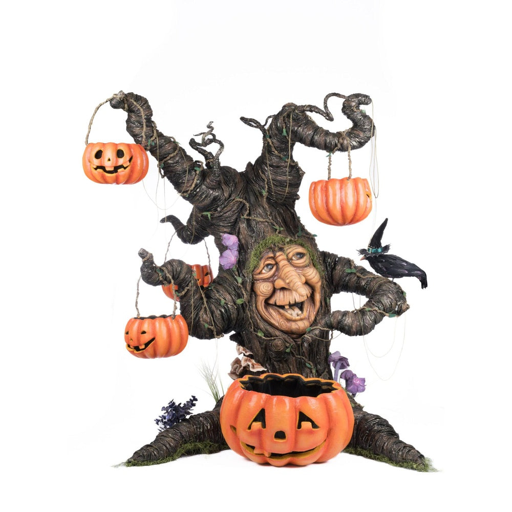 Witching Willow Tree with Jack O Lanterns by Katherine's Collection