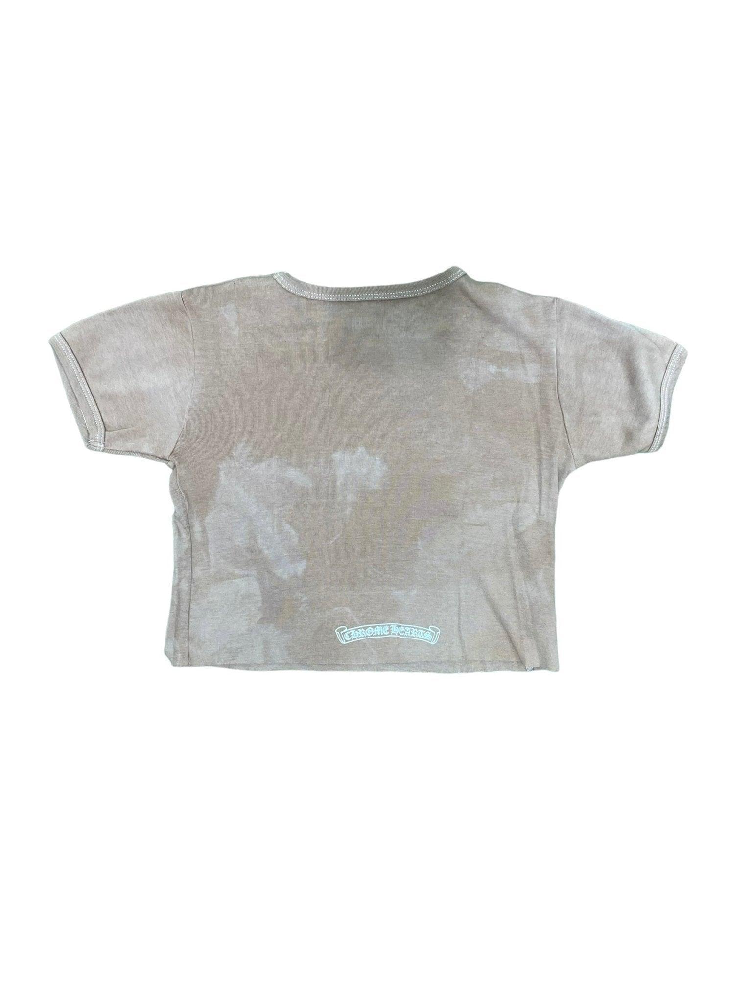 Women's Chrome Hearts x Dipped in Blue T-Shirt Brown (W)