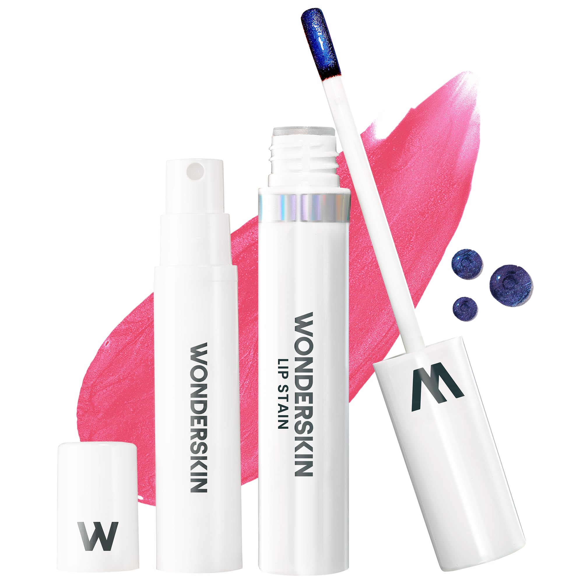 Wonderskin Wonder Blading All Day Lip Stain Peel Off Masque - Long Lasting, Waterproof and Transfer Proof Nude Lip Tint, Matte Finish Peel Off Lip Stain (Whimsical Masque)