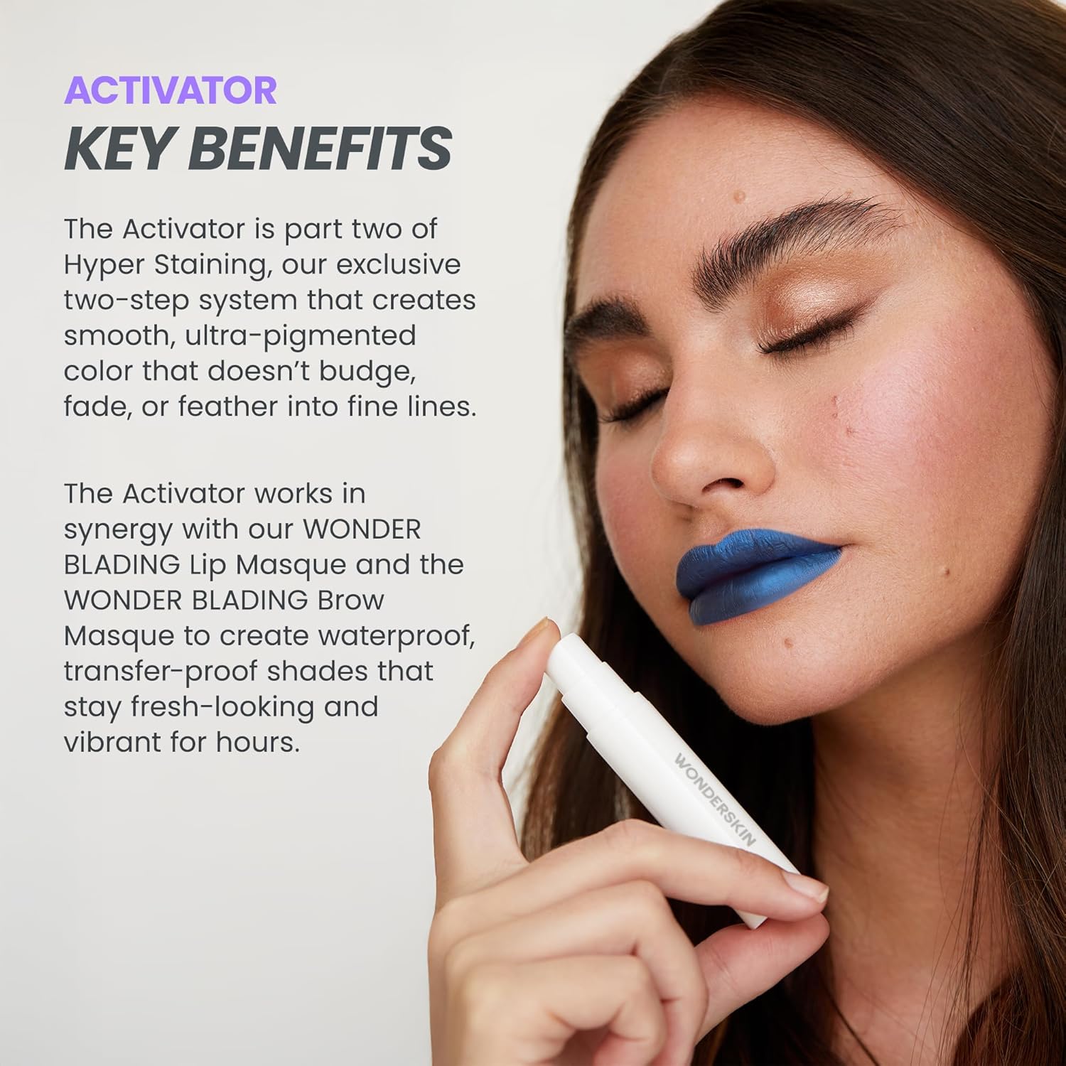 Wonderskin Wonder Blading Lip Stain Masque Activator