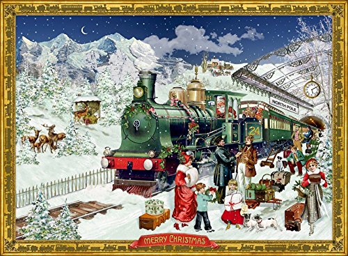 Around the Town Advent Calendar Card - Victorian Street
