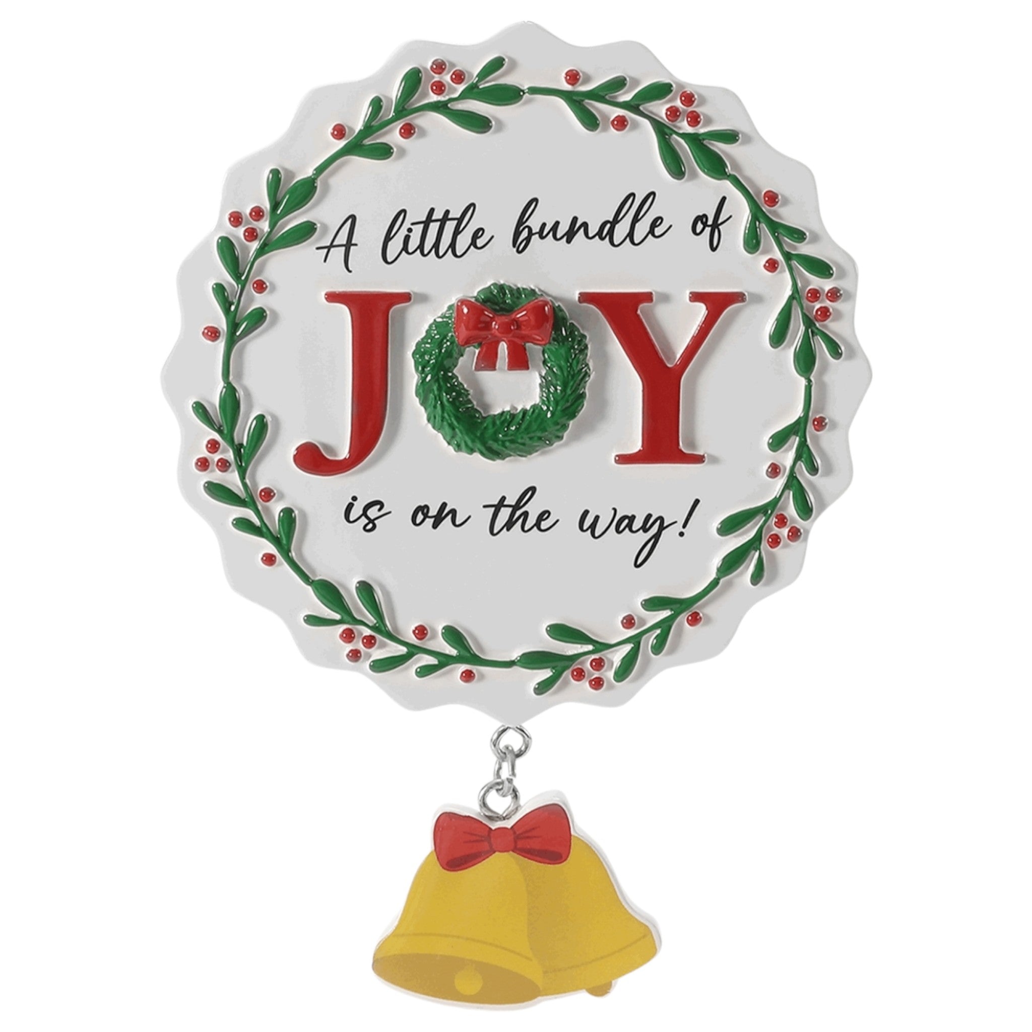 A Little Bundle Of Joy Is On The Way Ornament
