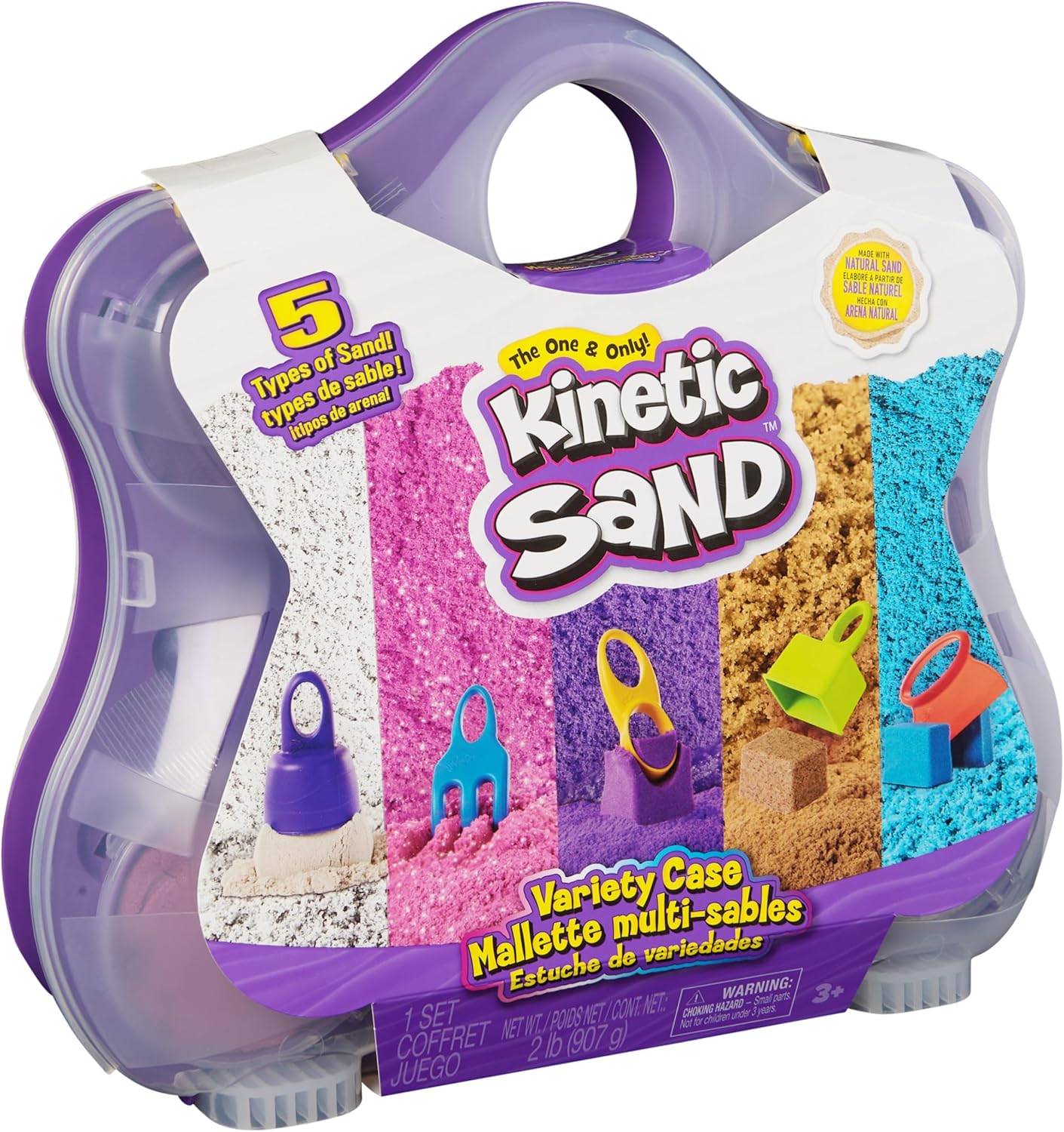 Kinetic Sand Variety Case with 2 Pounds of Play Sand