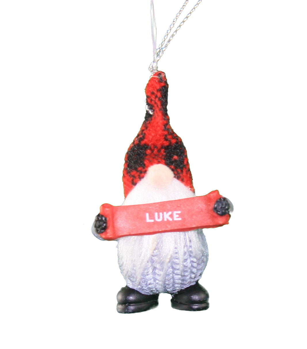 Personalized Gnome Ornament (Letters J-P) - Luke