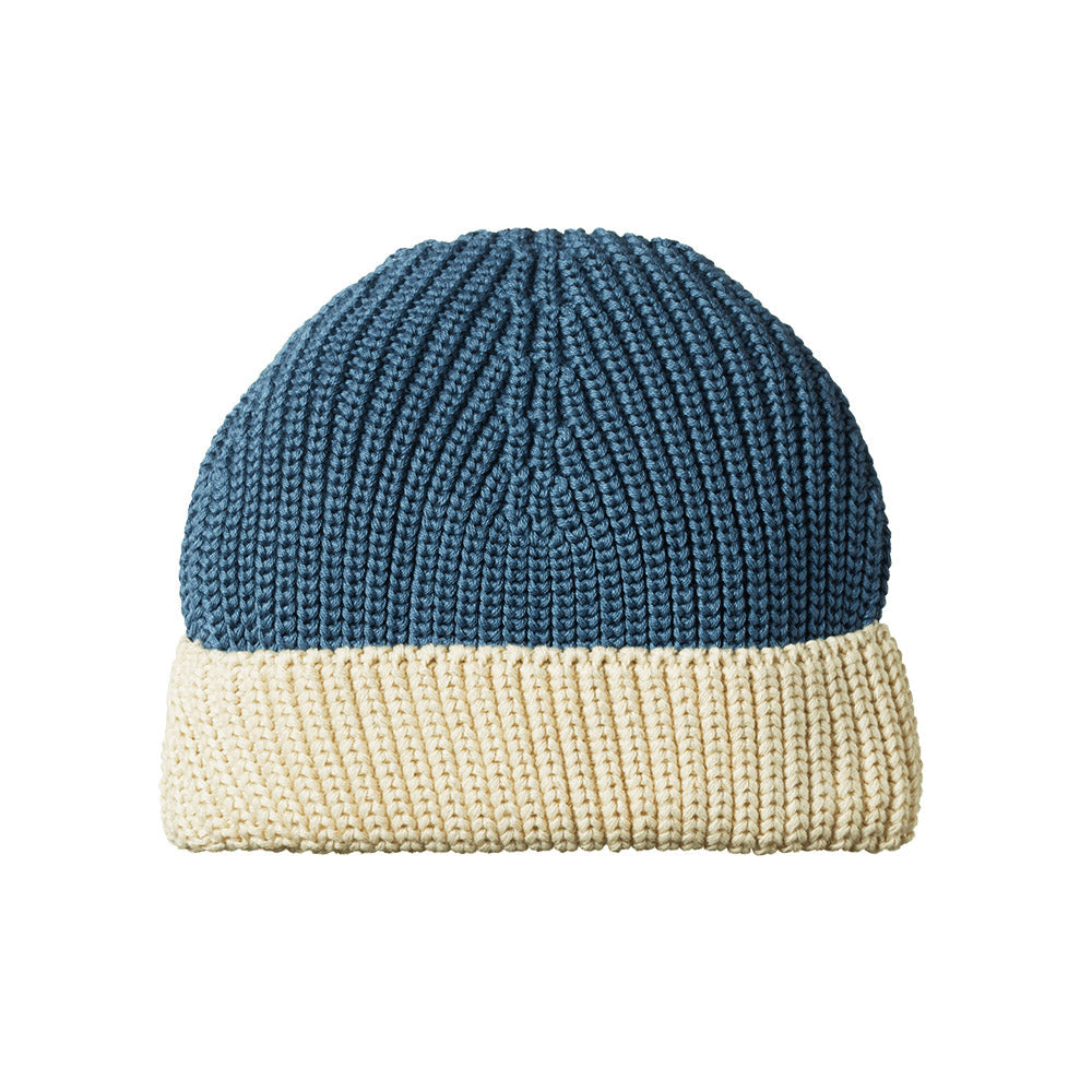 Forest Beanie - Oatmeal Marl/Sky Blue