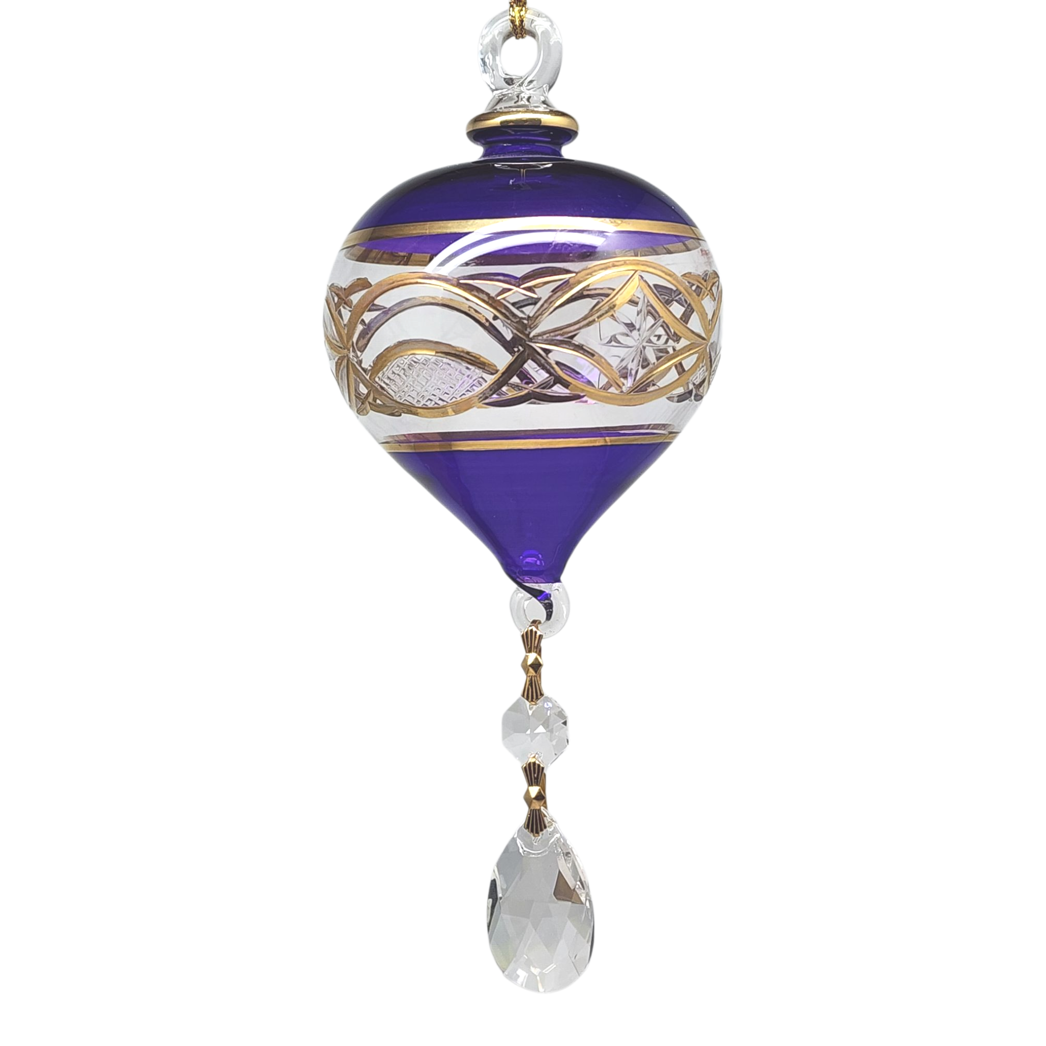 Royal Amethyst Teardrop Chandelier