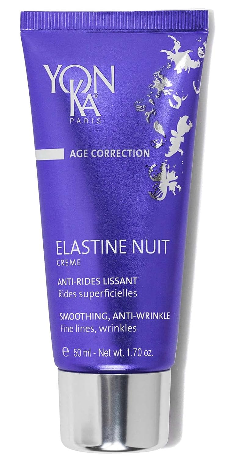 Yon-Ka Elastine Jour & Nuit Anti-Wrinkle Day and Night Cream Set, Anti Aging Facial Moisturizer, Soften Fine Lines and Wrinkles with Vitamin C and Elastin Peptides, Paraben-Free