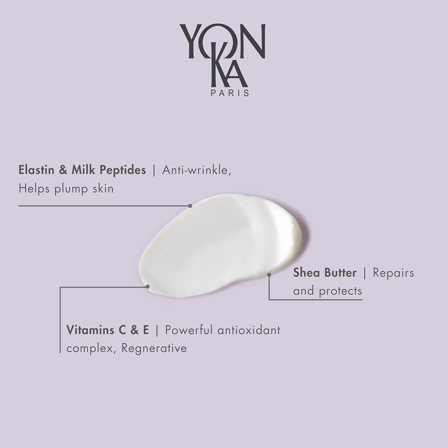 Yon-Ka Elastine Jour & Nuit Anti-Wrinkle Day and Night Cream Set, Anti Aging Facial Moisturizer, Soften Fine Lines and Wrinkles with Vitamin C and Elastin Peptides, Paraben-Free