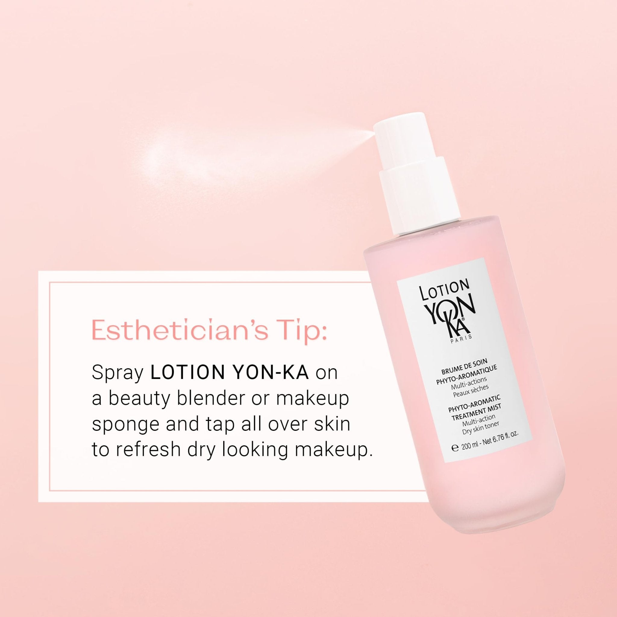 Yon-Ka Lotion PS Hydrating Face Toner (Dry & Sensitive Skin) Daily Face Mist to Refresh and Purify with Quintessence Essential Oils