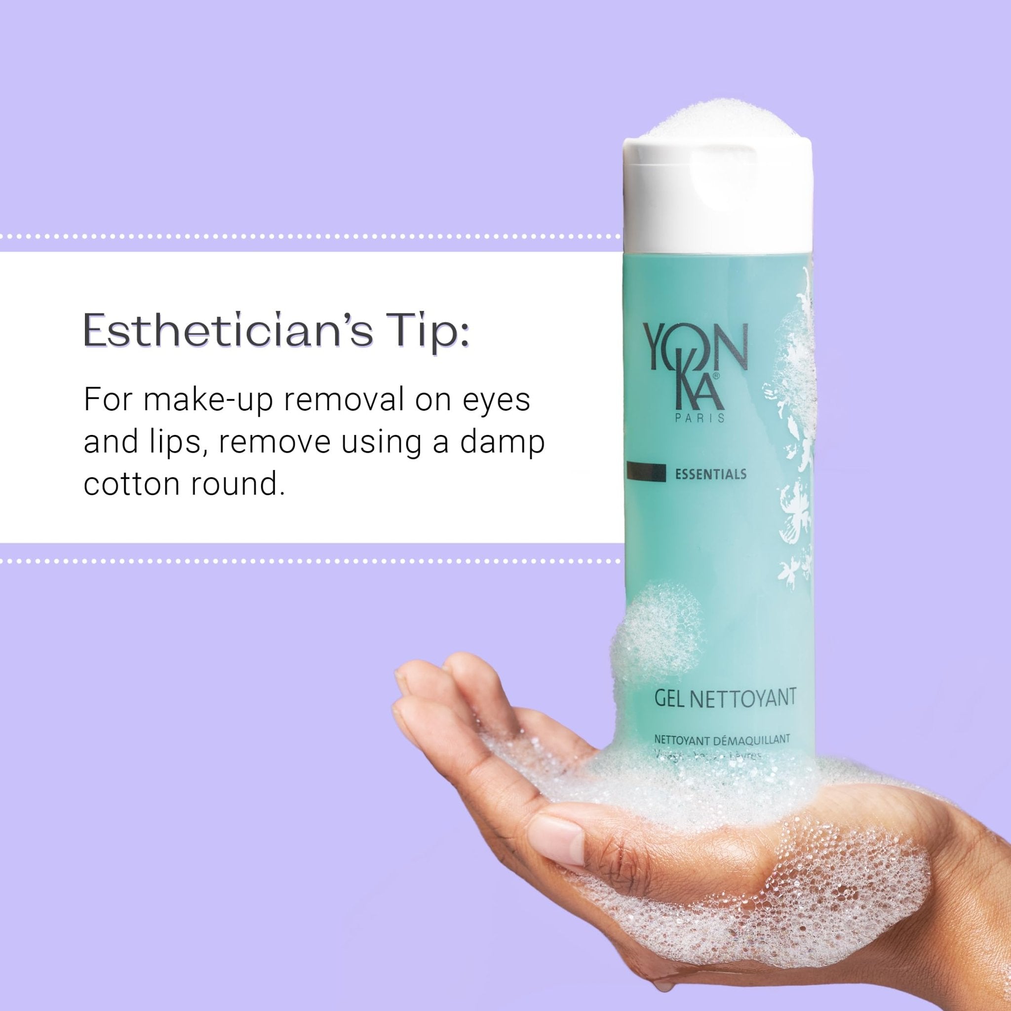 Yonka Gel Face Cleanser, Gentle Foaming Face Wash and Makeup Remover, Natural Plant-Based Formula to Purify Pores and Balance Skins pH, Acne Prone and Oily Skin, Paraben-Free