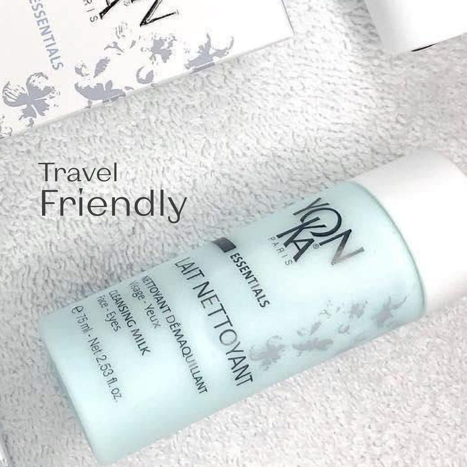 Yonka Lait Nettoyant Facial Cleanser, Gentle Milk Cleanser & Makeup Remover, Daily Plant Based Wash, Moisturize and Balance Skins pH, All Skin Types, Paraben-Free