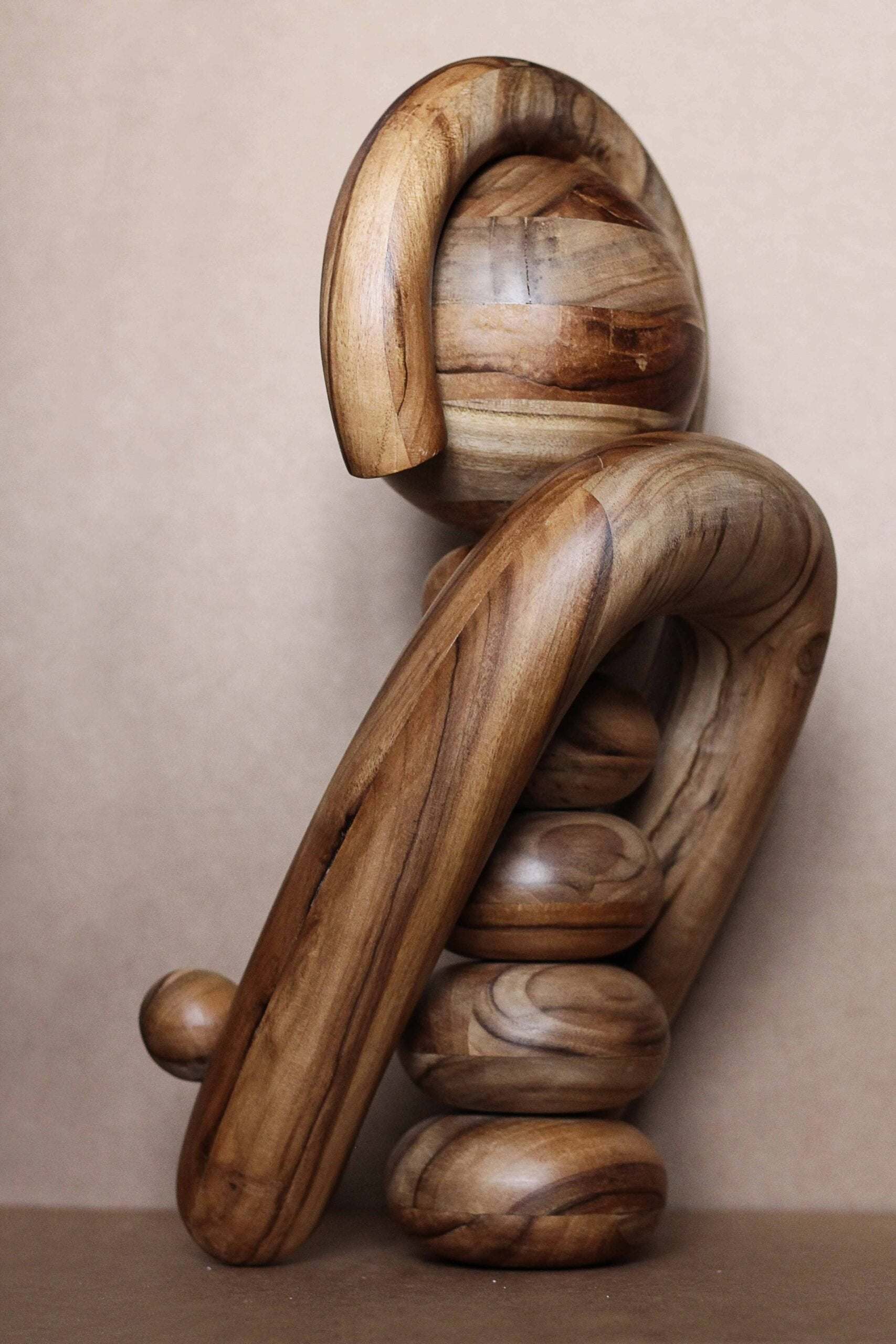 EARTH Totem - Wooden Sculpture