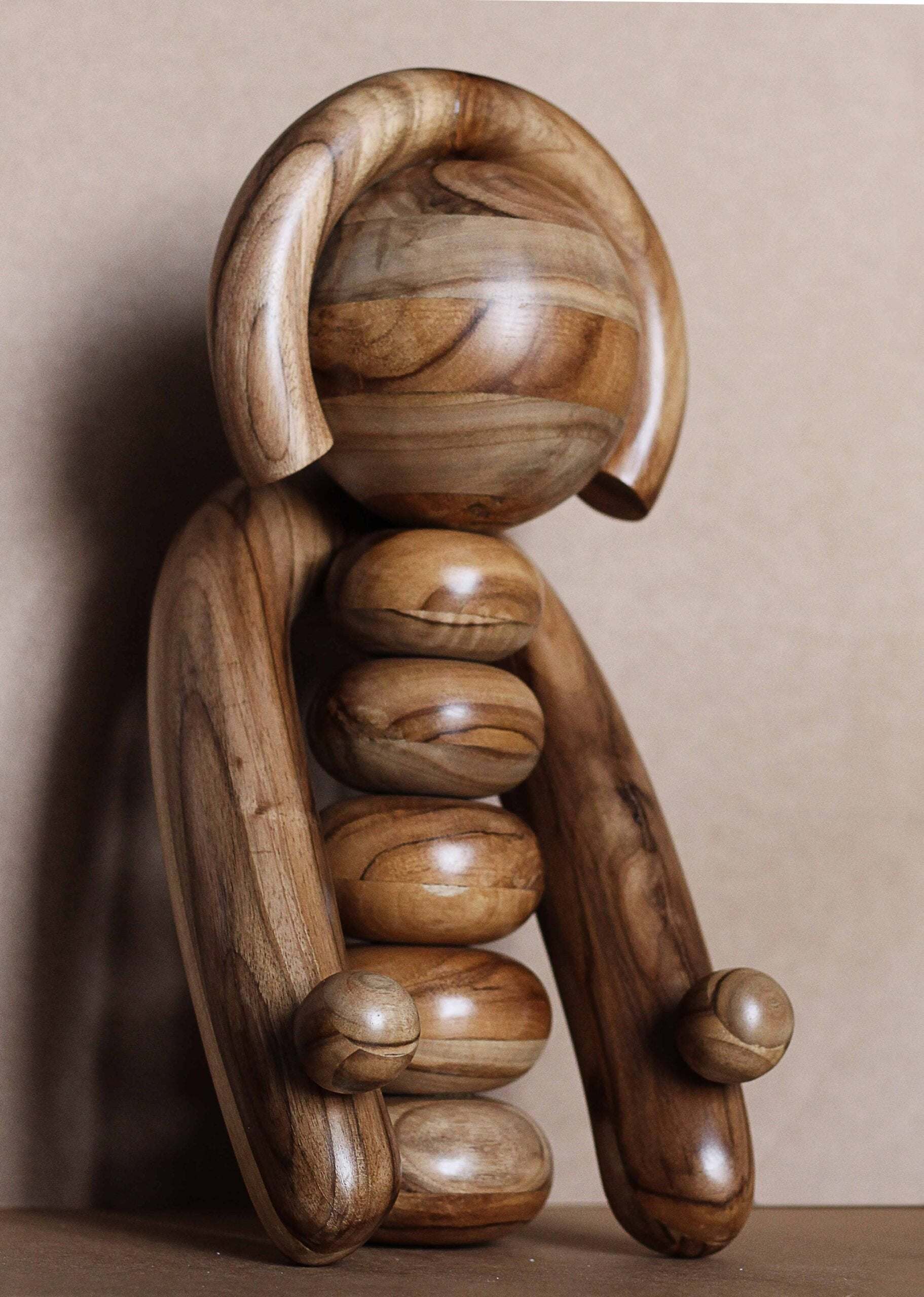 EARTH Totem - Wooden Sculpture