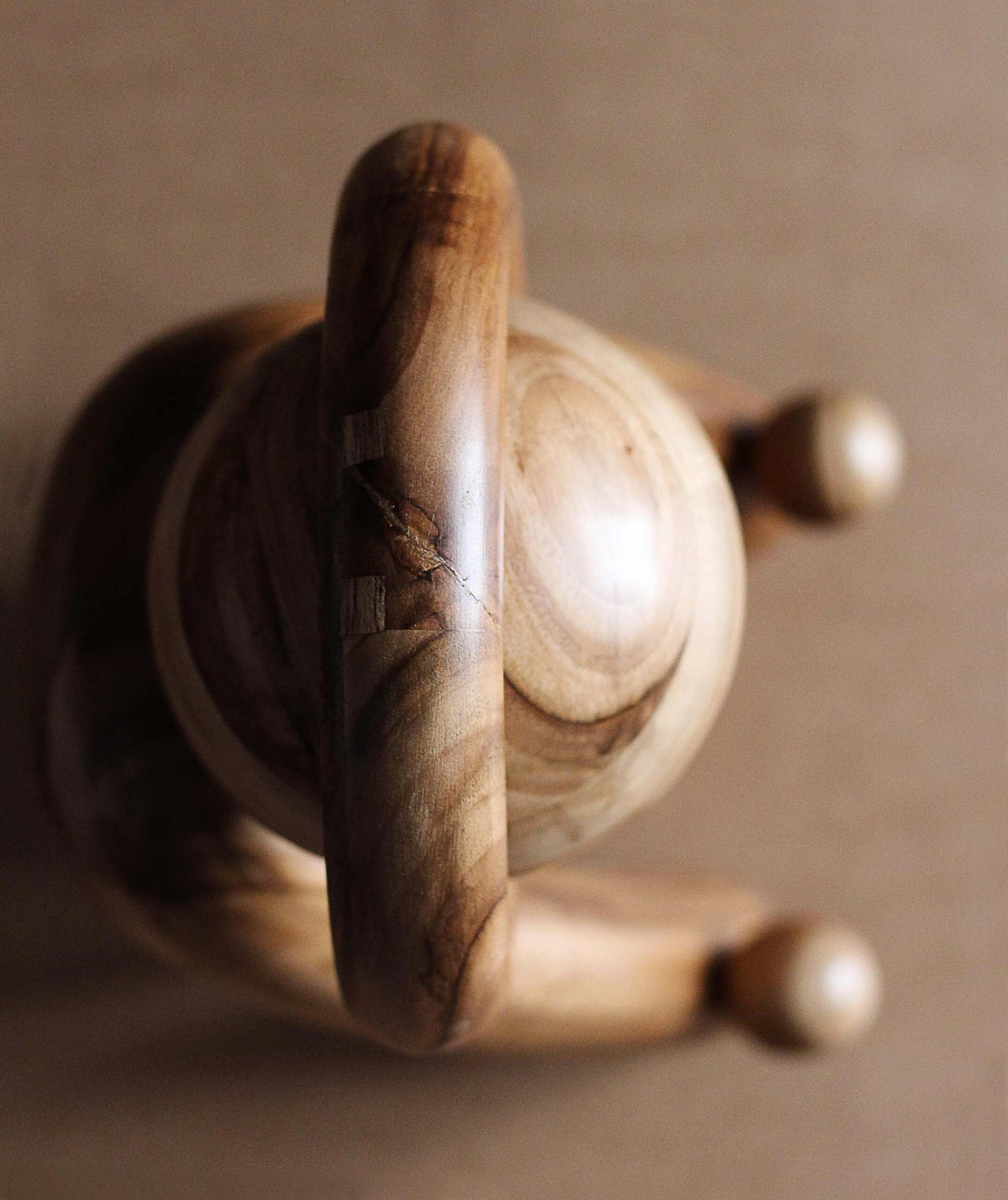 EARTH Totem - Wooden Sculpture