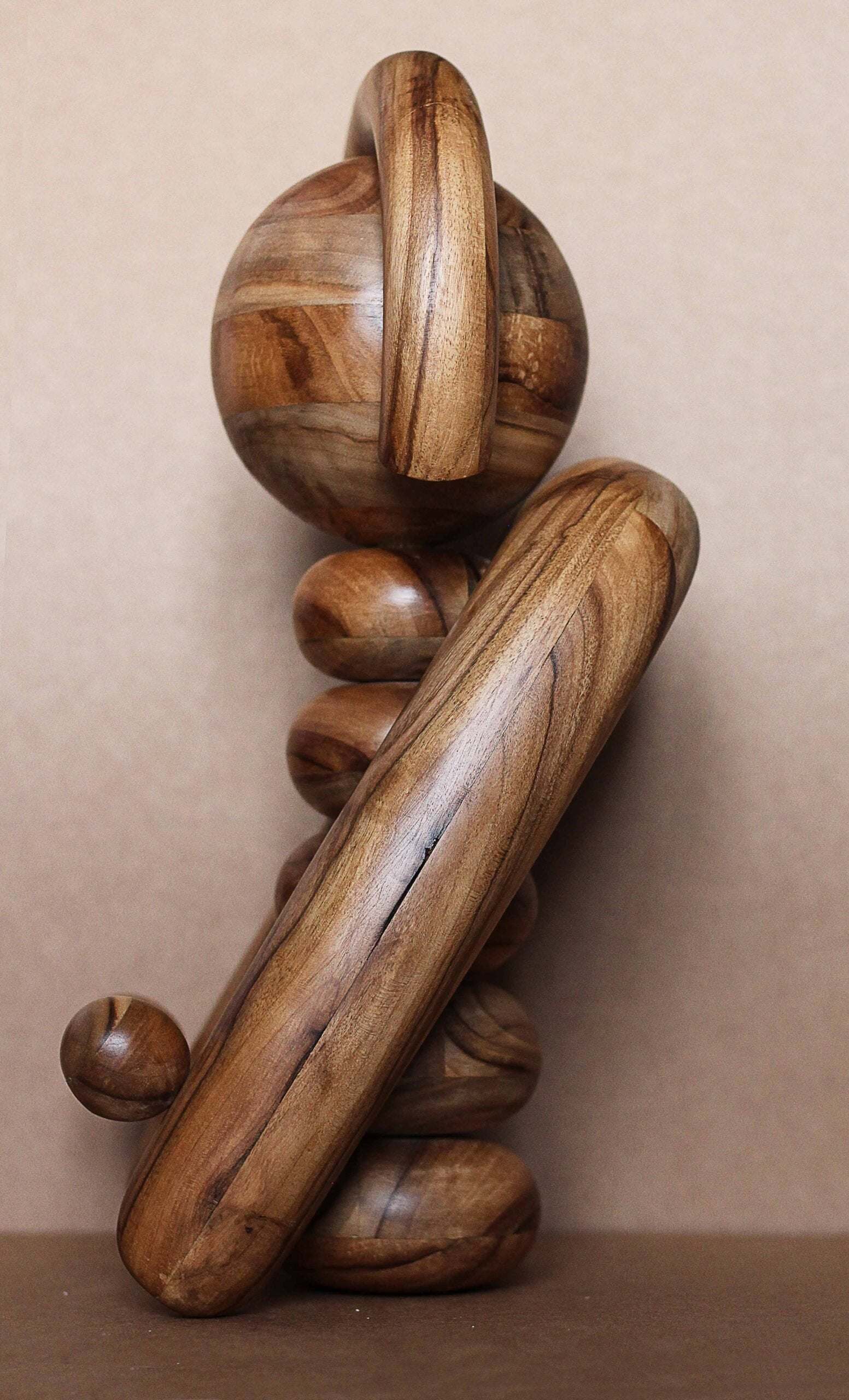 EARTH Totem - Wooden Sculpture