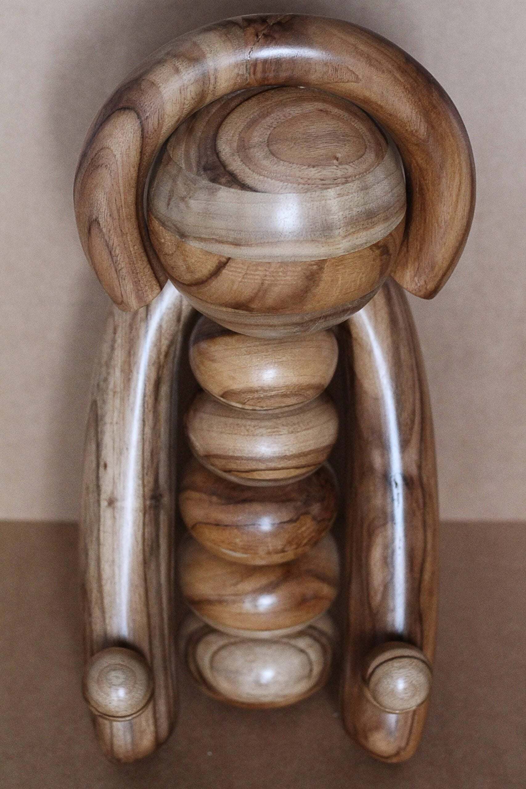 EARTH Totem - Wooden Sculpture