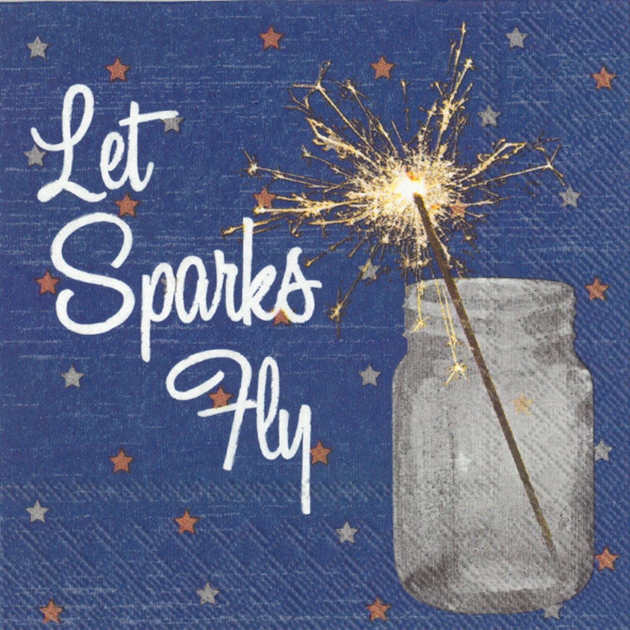 Let Sparks Fly Cocktail Napkin