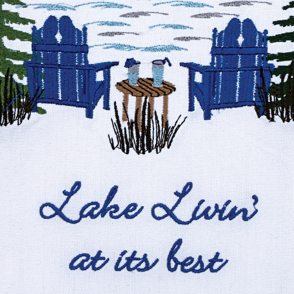 Chair Sittin' Decorative Dish Towel