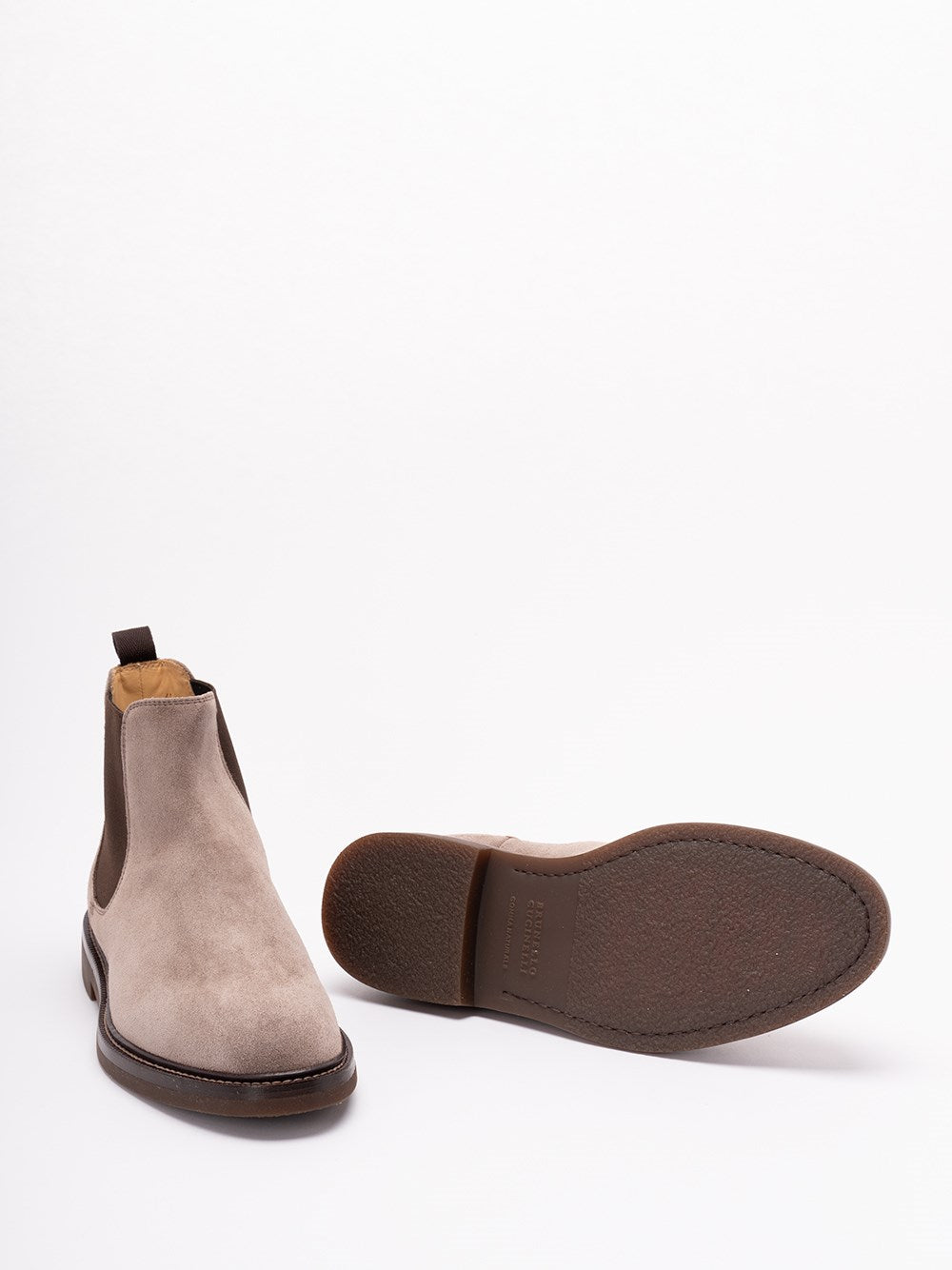 Brunello Cucinelli Men Suede Chelsea Boots