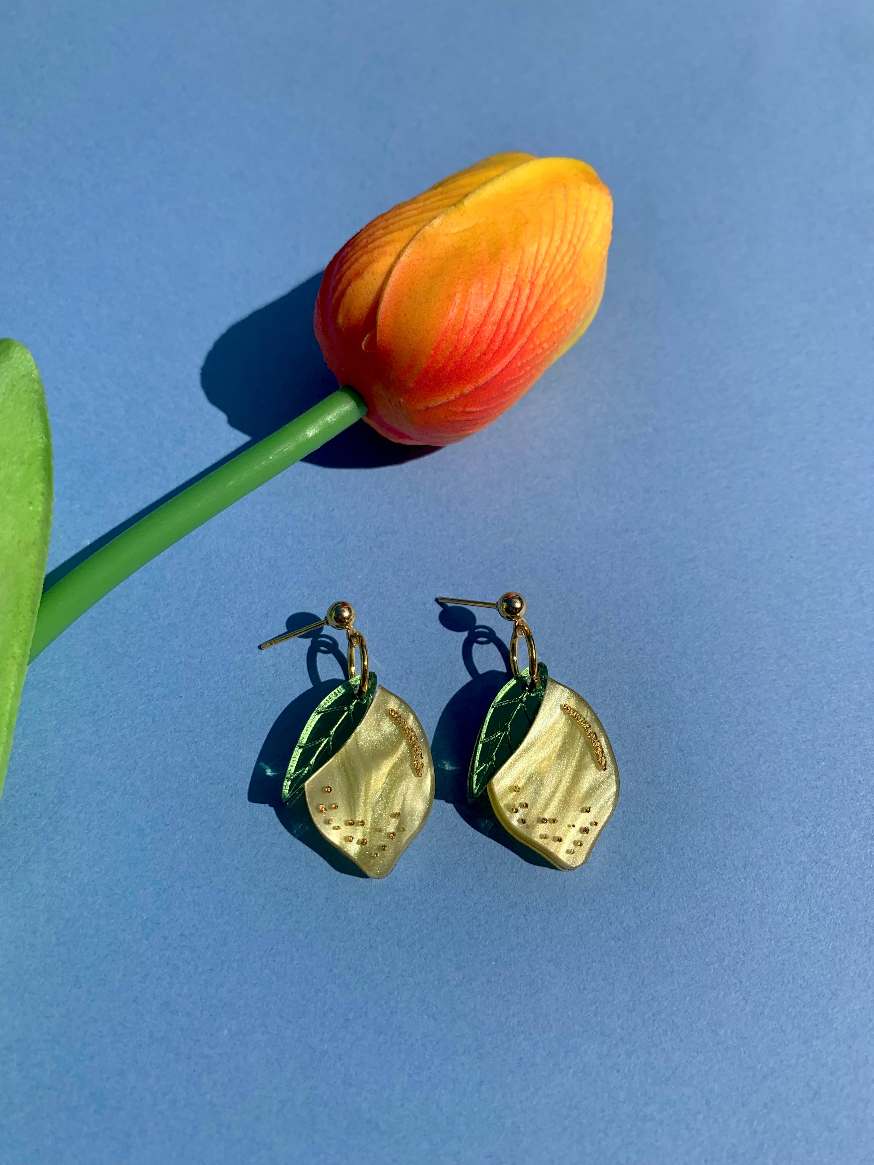 Little Lemons Acrylic Earrings