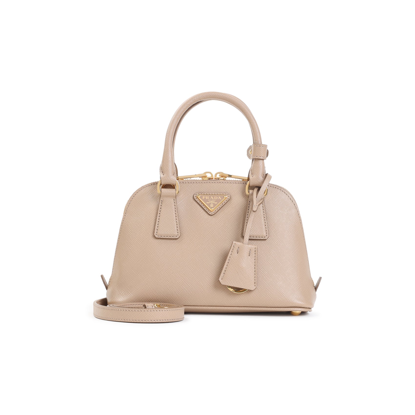 Prada Calf Leather Handbag Women