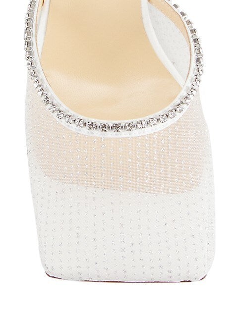 White Mesh Sandal