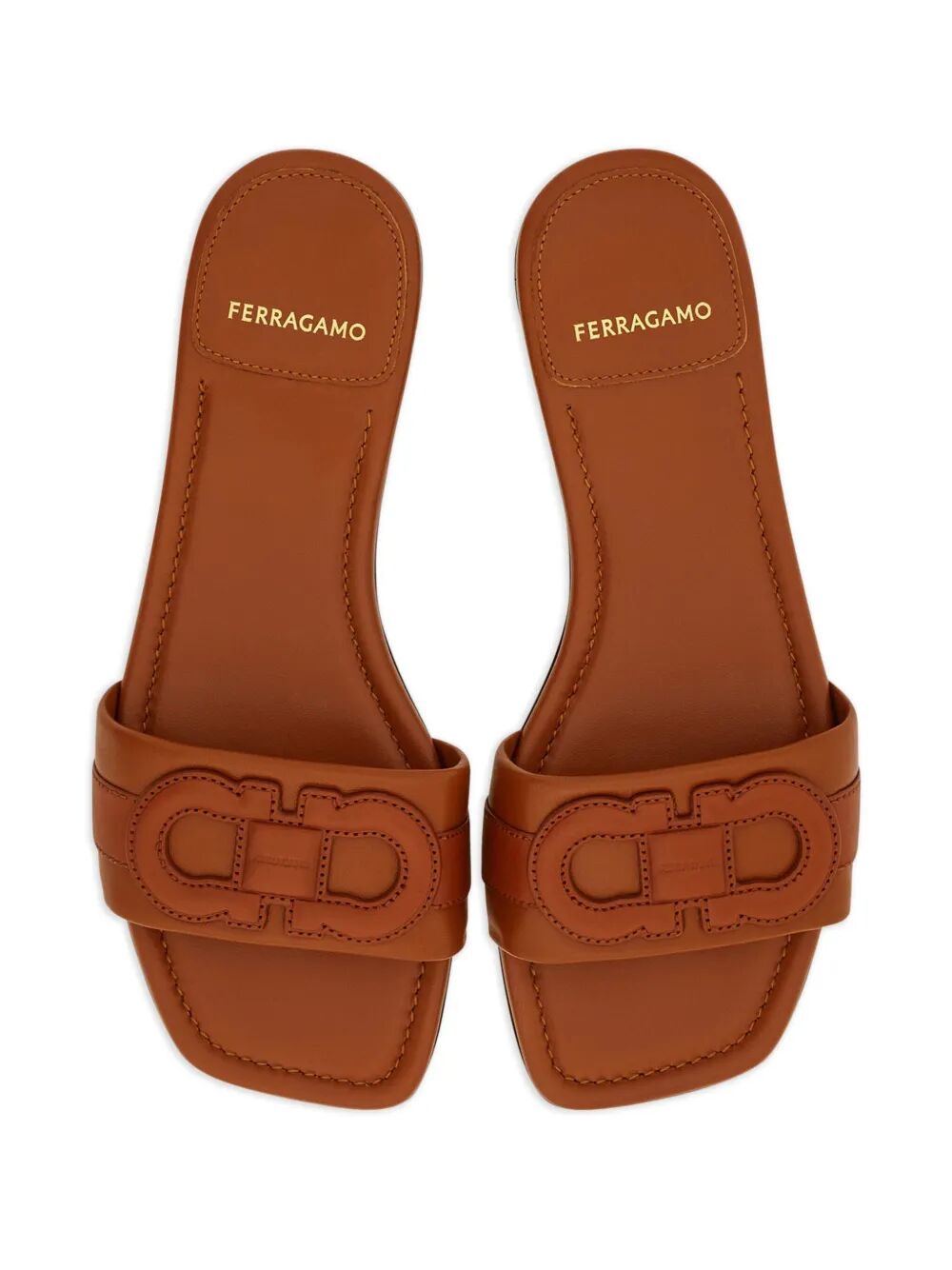 Ferragamo Women Liss Leather Slides
