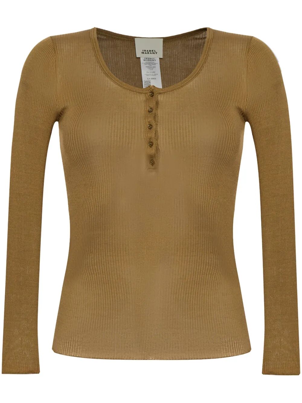 Isabel Marant Women Lamylic Long Sleeve Cotton Top