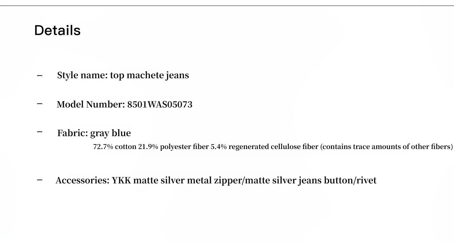 Vintage heavy cotton polyester blended washed comfortable slim front curved jeans-3
