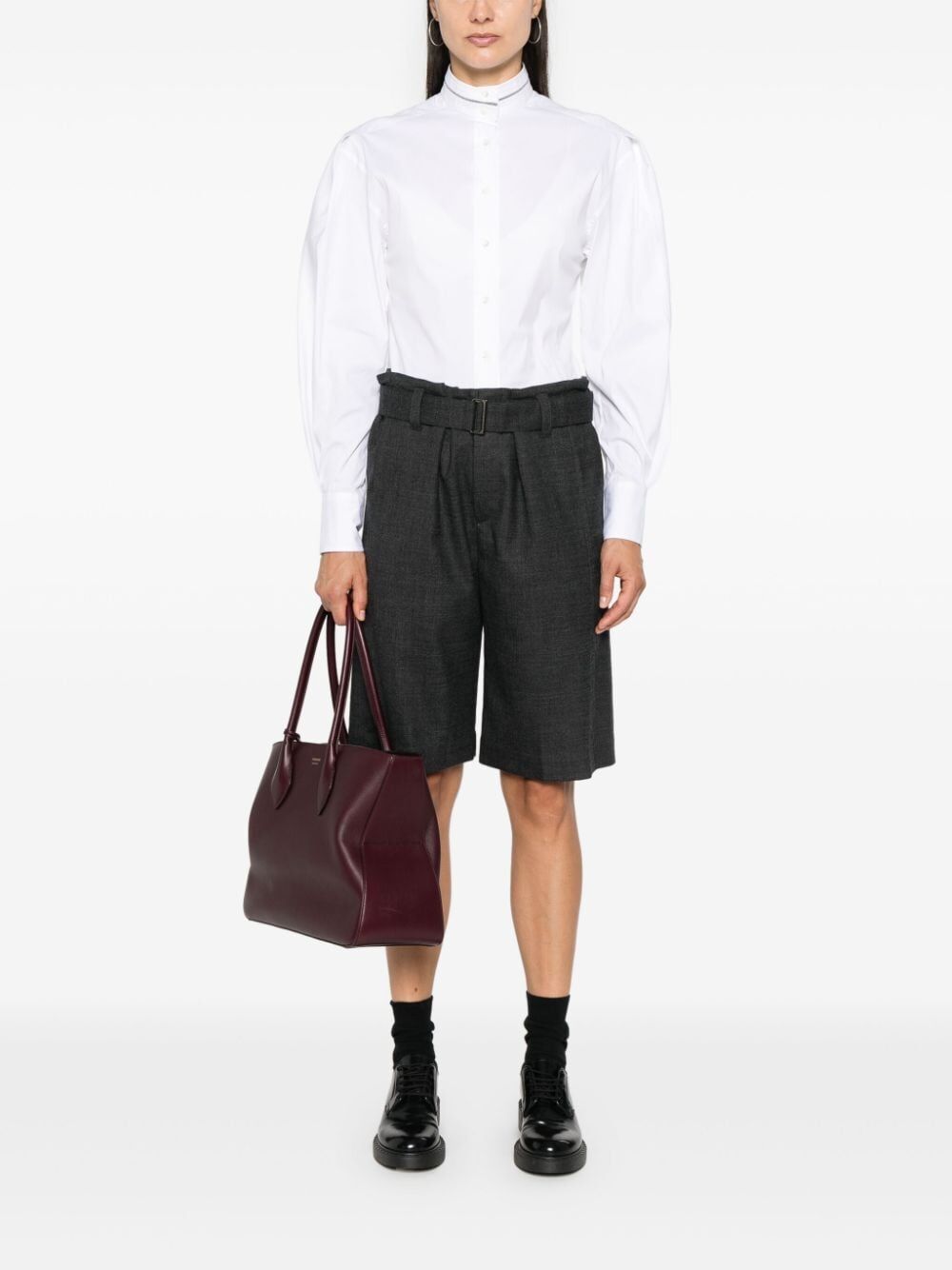 Brunello Cucinelli Women Turtle Neck Shirt