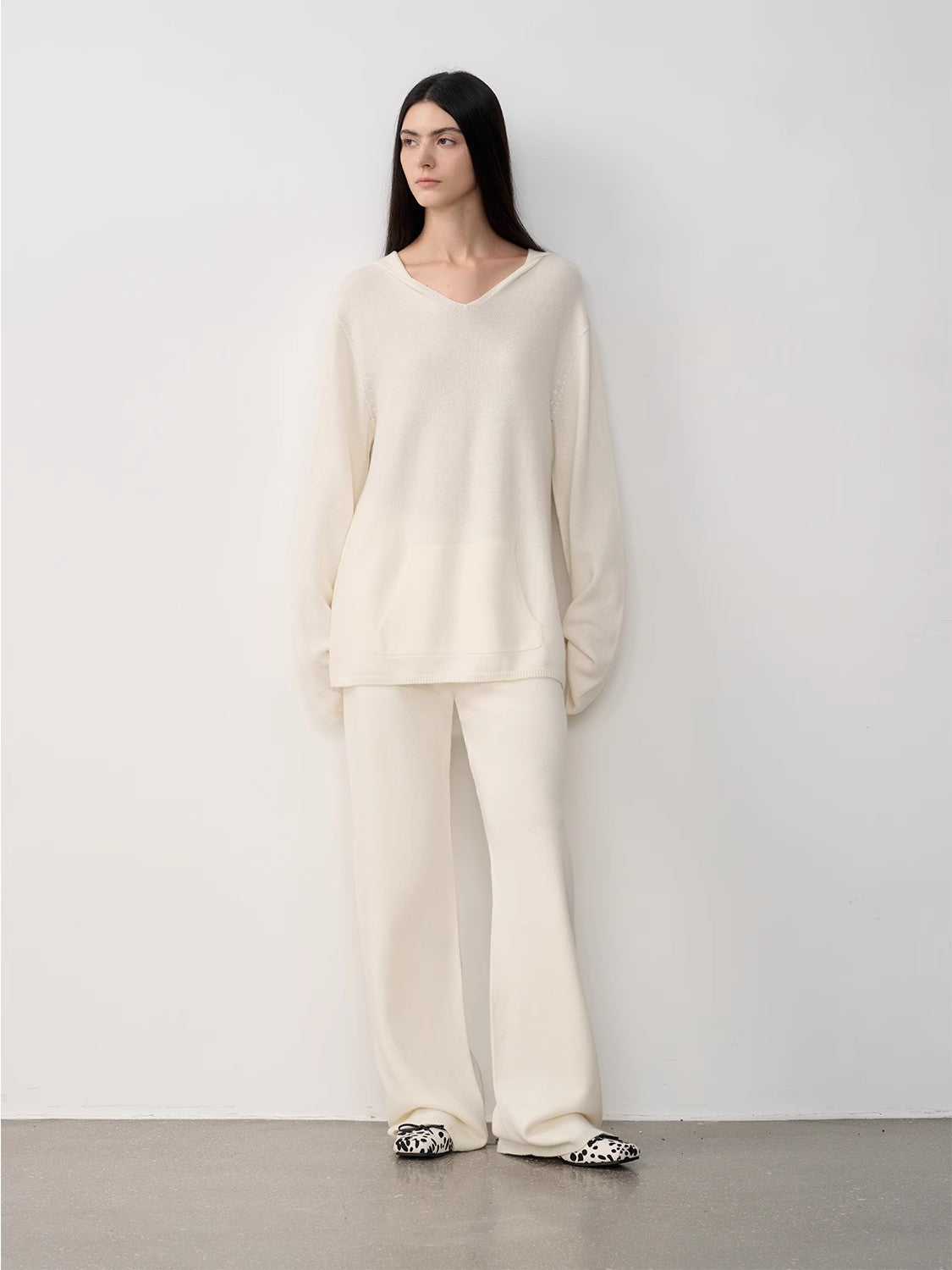 "Warm and waxy music" Australian merino wool knitted suit-11