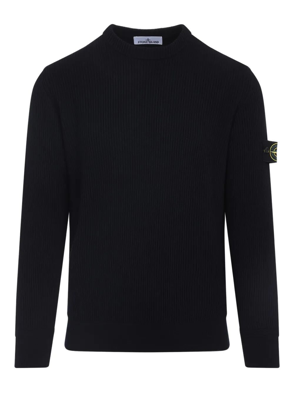 Stone Island Men Ribbed Wool Turtleneck Sweater