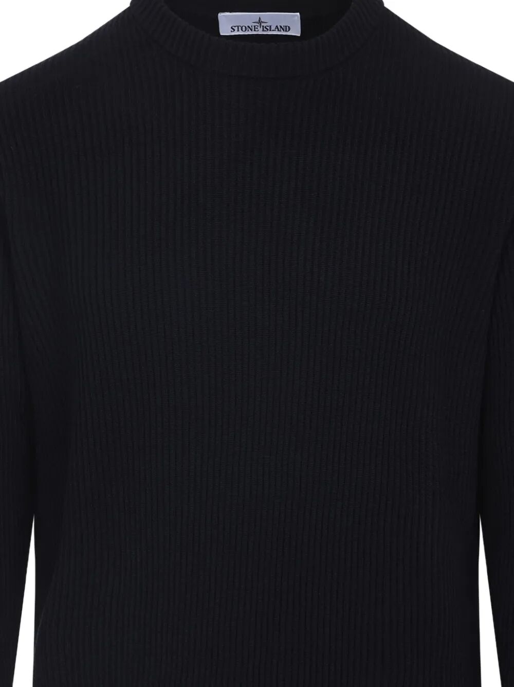 Stone Island Men Ribbed Wool Turtleneck Sweater