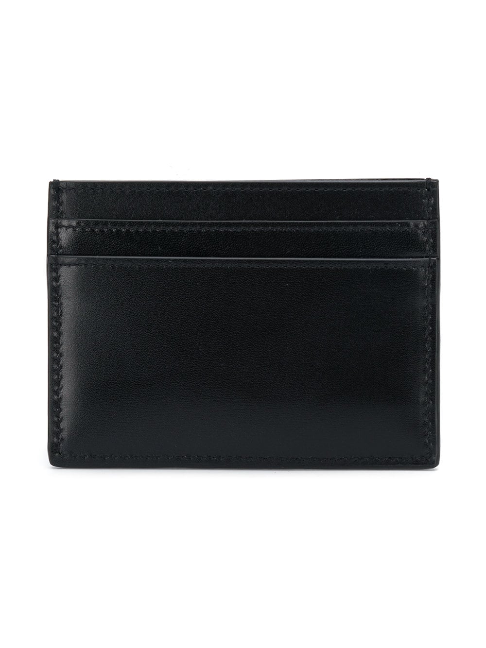 Saint Laurent Men Smooth Leather Cassandre Card Holder