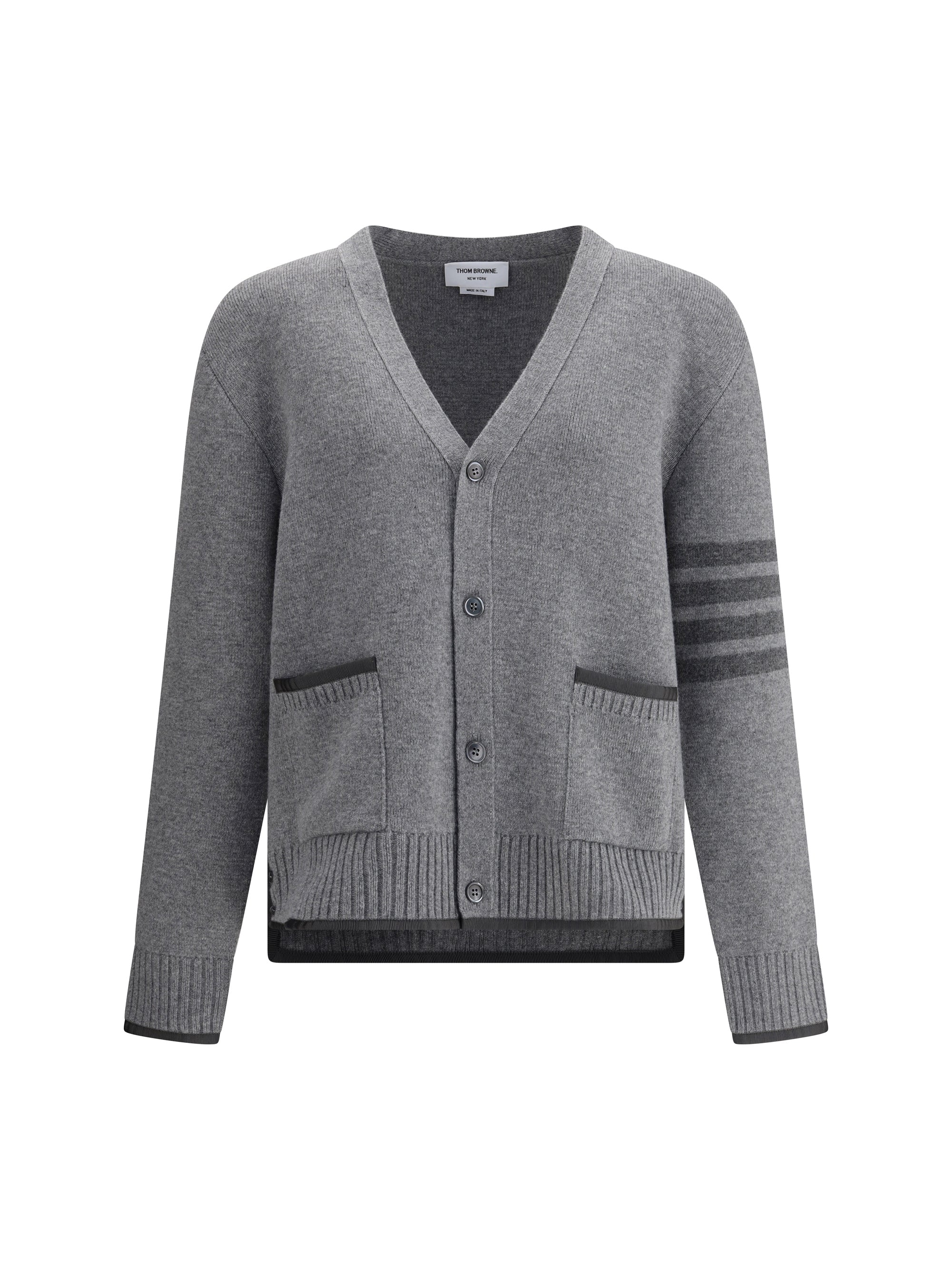 Thom Browne Men Merino Wool Cardigan