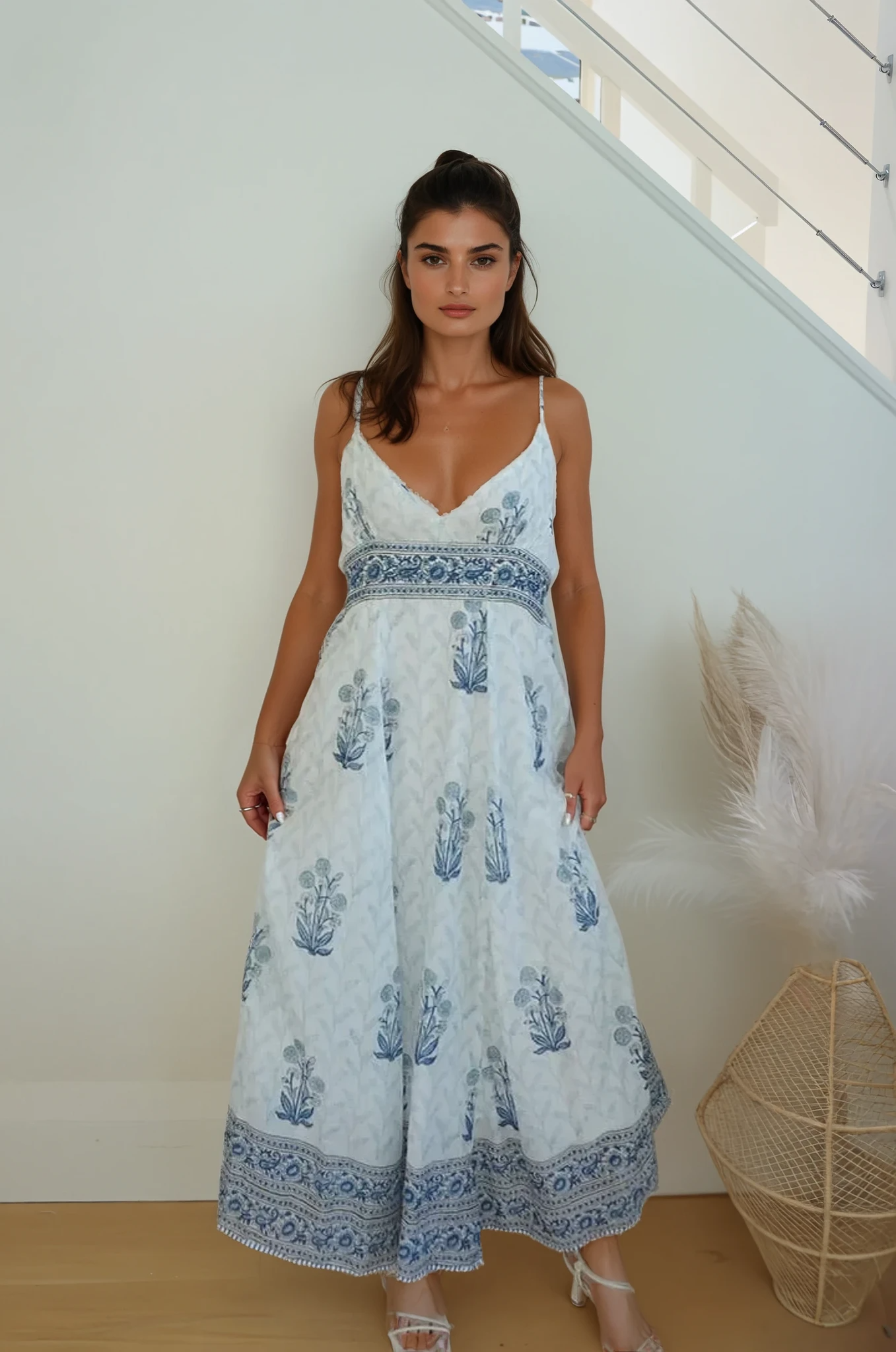 Mallorca Maxi Dress - Bluebell
