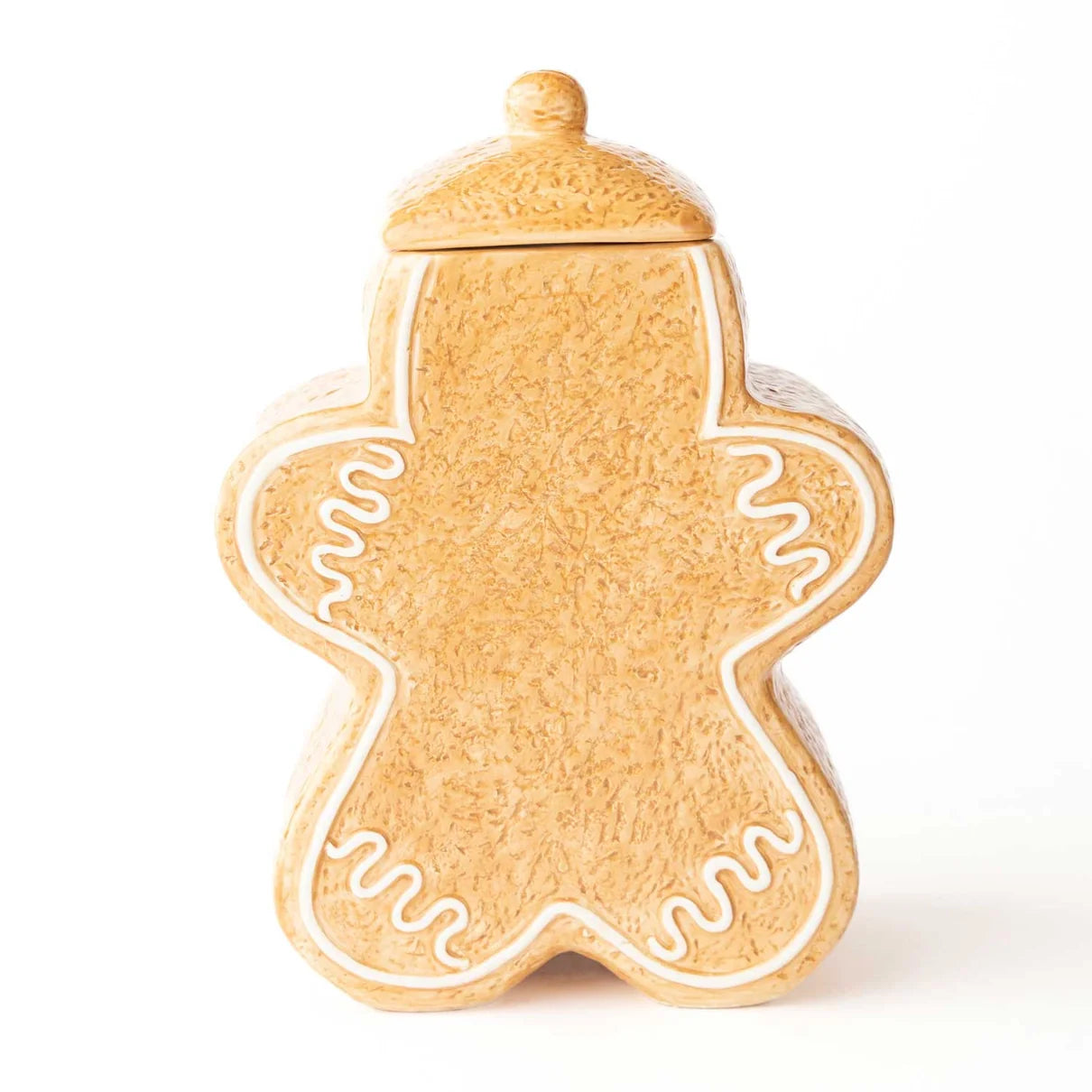 PINK BOW GINGERBREAD COOKIE JAR