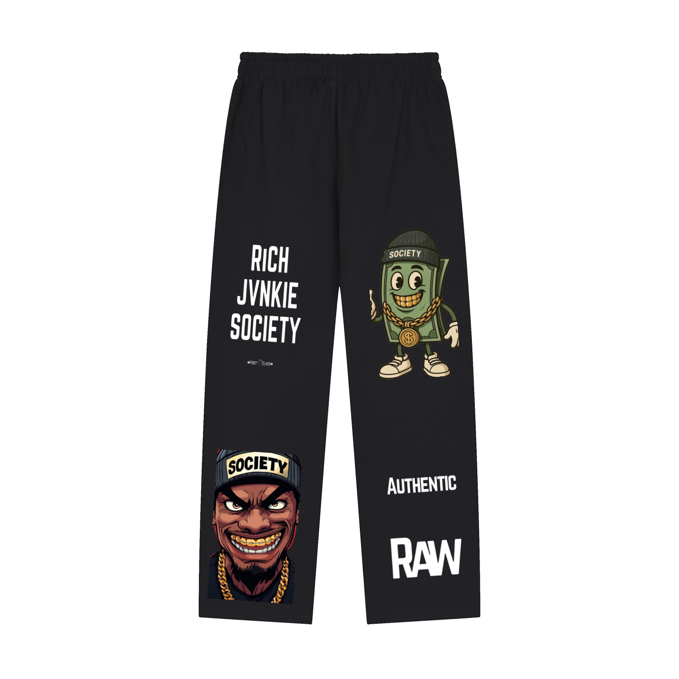 RICHJVNKIE SOCIETY Straight Leg Joggers
