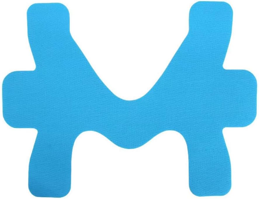 10 - Pcs Precut Kinesiology Tape for Ankle, Cotton Breathable Elastic Athletic Tape, Ankle Sprain Relief, Ligament & Muscle Support（Super Good qualiey） (Yellow)