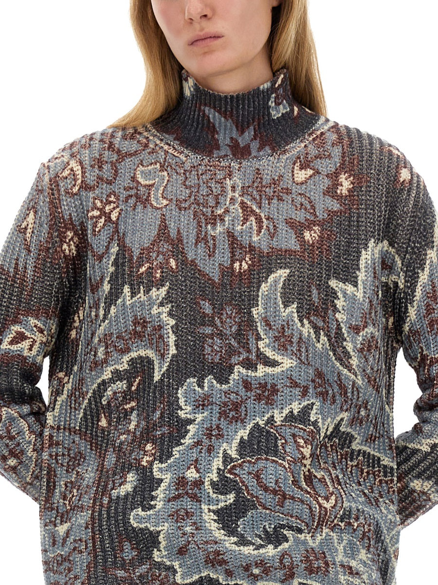 Etro Women Printed Wool Sweater
