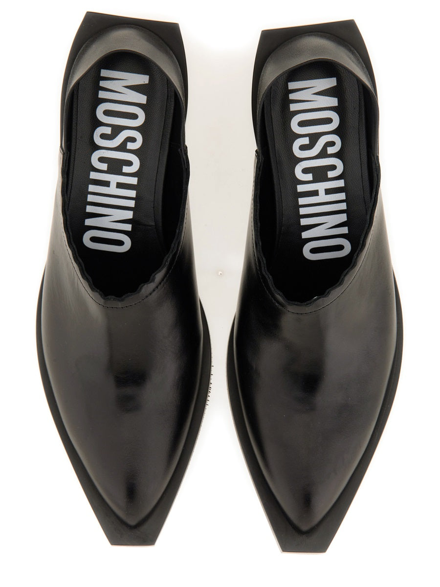 Moschino Women Shootie Cuban Heel