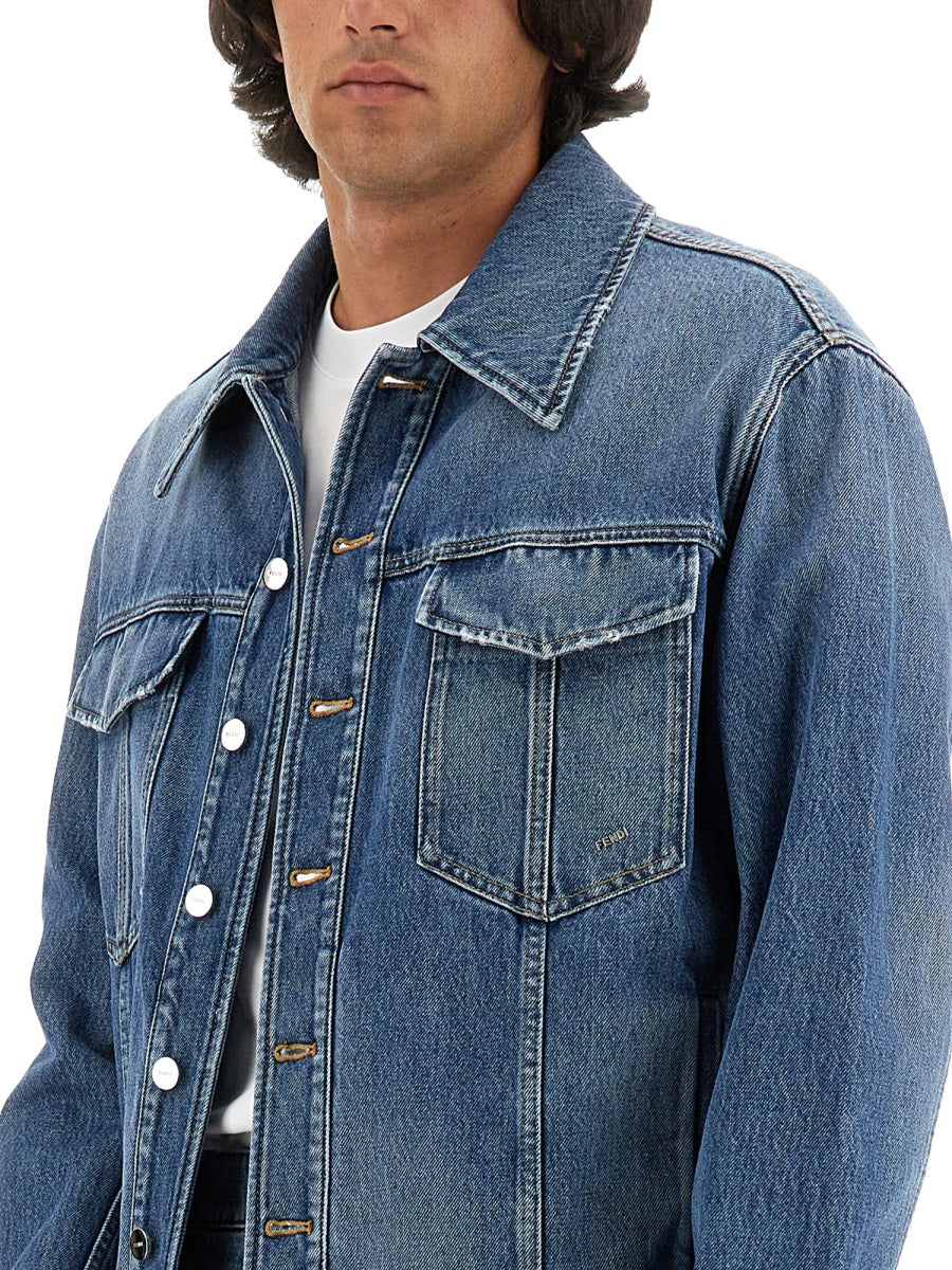 Fendi Men Denim Jacket